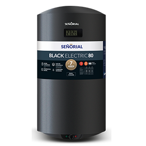TERMOTANQUE SEÑORIAL BLACK ELECTRICO 80 LTS