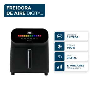 FREIDORA DE AIRE DIGITAL 6L PHILCO  FR256PHP