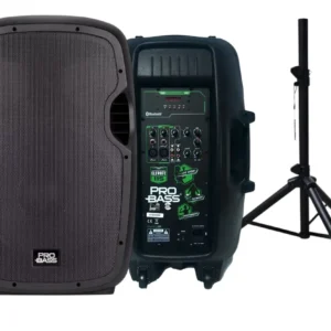 PARLANTE BAFLE POTENCIADO PROBASS ELEVATE LP 2000W