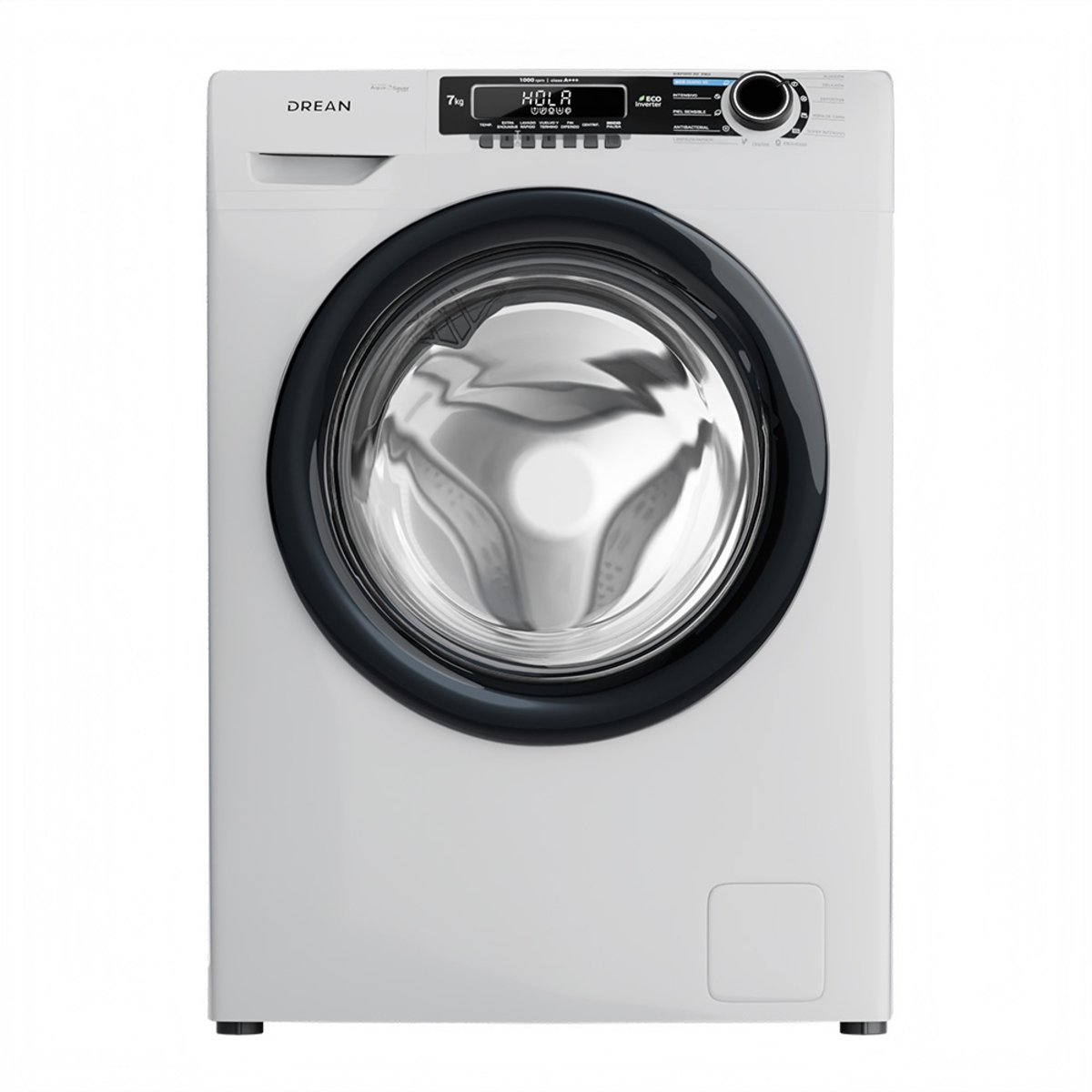 LAVARROPAS ECOINVERTER CARGA FRONTAL 7 KG 1000 RPM BLANCO DREAN
