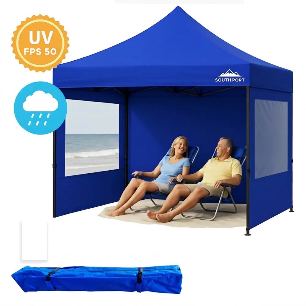 GAZEBO PLEGABLE GADNIC 3X3 REFORZADO CON PAREDES - Imagen 2